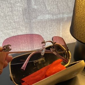 Pink Chanel glasses